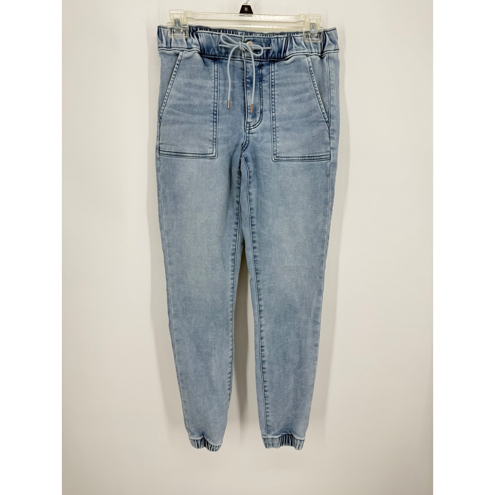 American Eagle Jogger Jeans Women 2 Light Wash Ne(x)t Level Stretch Denim